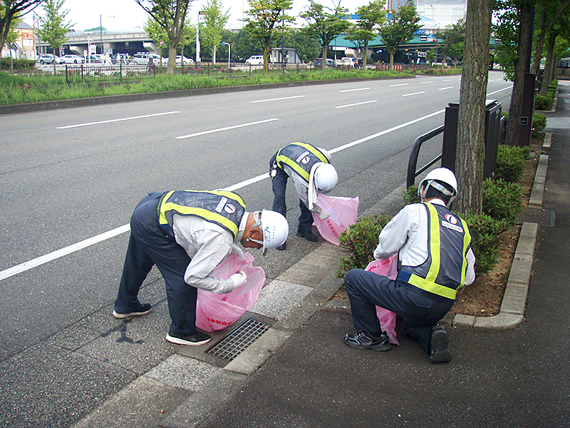 道の日清掃